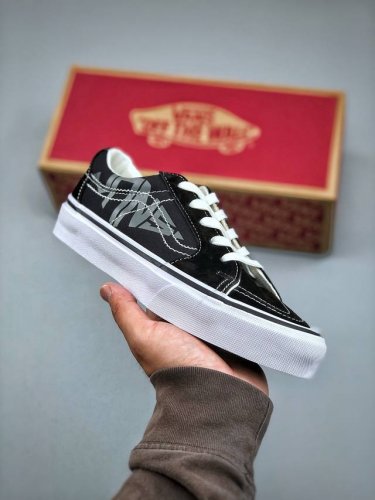 Vans Sk8-Low Classic Low-Top Black And White Casual Skate Shoes Canvas Shoes Vn0