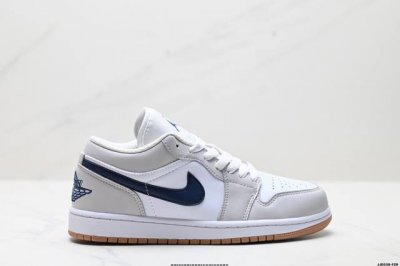 Genuine Nike Air Jordan 1 Low Aj1 Joe 1 Low-Top Casual Sneakers Synchronized Off