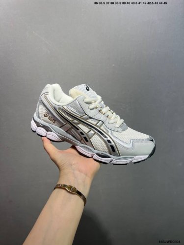 Company-Level Asics Gel-Nyc 2055 Breathable Mesh Upper With Partial Synthetic Le