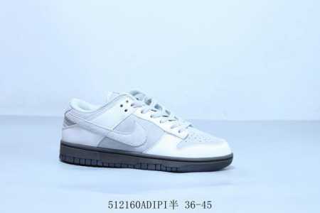 Nike Sb Dunk Low Pro Retro Low-Top Casual Sports Skateboard Shoes Gray And White - Click Image to Close