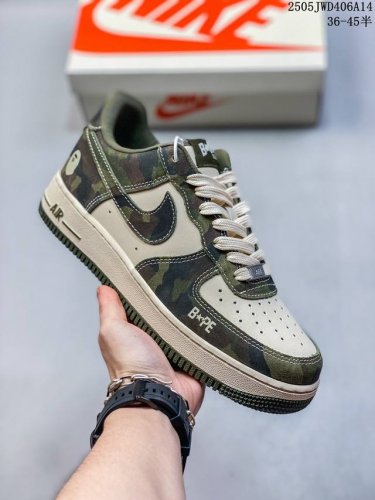 Overseas Limited Release! Company-Grade Nike Air Force 1 '07 Low Bape Collaborat
