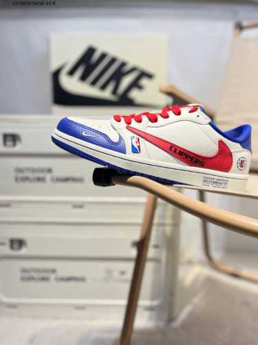 Company-Grade Top-Layer Leather Jordan Air Jordan 1 Low Aj1 Low-Top Series Baske