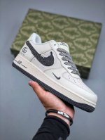 nike Air Force 1 Low 07 X Gucci White Coffee Small Hooks And Stars Original L