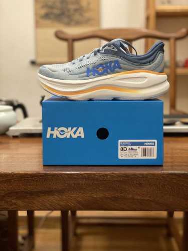 Hoka W Bondi 9 Wide Premium Trail Running Shoes Bondi 9 Dual-Layer Construction