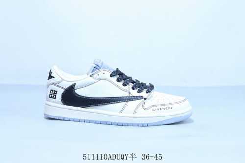 Jordan Air Jordan 1 Low Aj1 Low-Top Retro Cultural Casual Basketball Shoes With