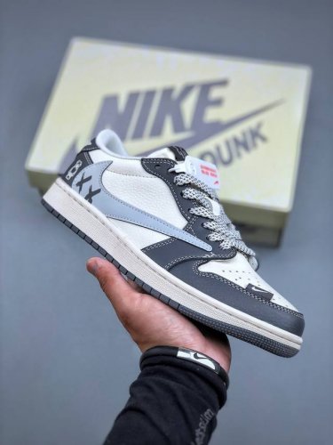d Version Travis Scott X Nike Air Jordan 1 Low Air Jordan 1 Low Reverse Beige