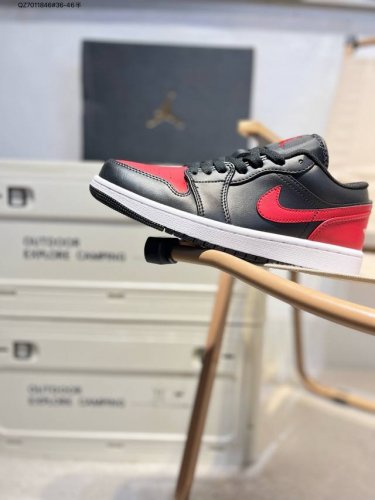 Company-Level Top Layer Leather Jordan Air Jordan 1 Low Aj1 Low-Top Series Baske