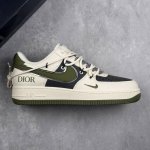 Local Core Private Nk Air Force 1'07 Low Dior Joint-White Green Drawstring Air F