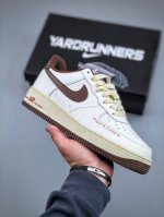 Howard University X Nike Air Force 1 Low Yardrunners Classic Low-Top Casual Snea