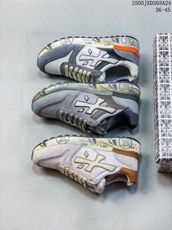 premiata American Retro Casual Shoes For Men And Women, Wooden Shoes, Suede S - Click Image to Close