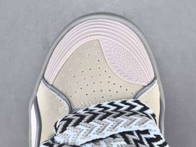 Channel Advantage Lanvin Lanvin Curb Leather Stitching Low-Top Fashion Sneakers