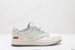 Company-Grade Aj1 Reverse Hook Travis Scott X Air Jordan 1 Reverse Mocha Aj1 Qia