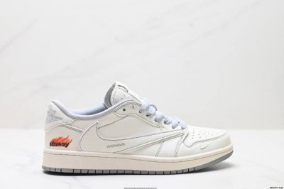 Company-Grade Aj1 Reverse Hook Travis Scott X Air Jordan 1 Reverse Mocha Aj1 Qia