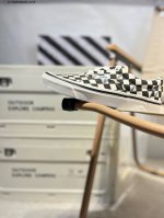 Vans Checkerboard Lace-Up Canvas Shoes Process: Vulcanization 1:1 Weight 1:1, Ge
