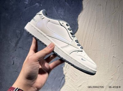 Travis Scott X Fragment Design X Air Jordan Aj1 Low Og Sp Three-Way Collaboratio