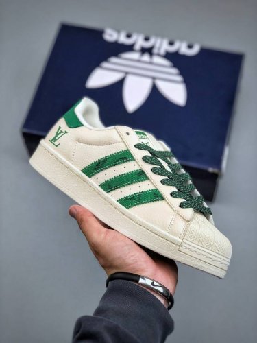 Adidas Team Court Lv Collaboration Edition Shell-Shaped Toe, Bold Japanese And K