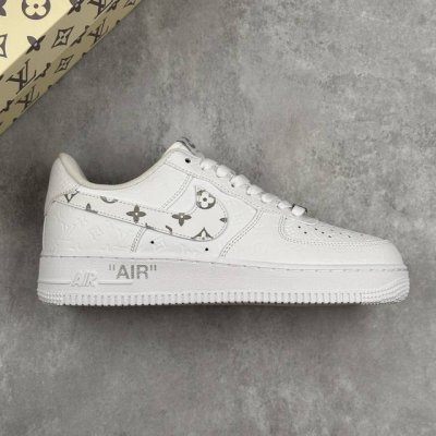 Local Core Private Nike Air Force 1 '07 Low Lv Collaboration Gray-White Classic