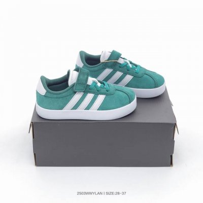 Adidas Vl Court 3.0 Shoes Tennis Sports Kids' Casual Skate Shoes Id9151 Size: 28
