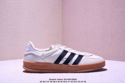 Adidas Originals Gazelle Indoor Retro Three-Leaf Clover Slip-Resistant Transpare
