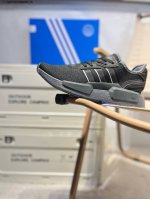 Adidas Nmd R1 3M Reflective Stretch Knit Upper Popcorn Cushioning Men's And Wome