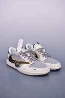 Fragment X Travis Scott X Xiaomi Su7 Air Jordan 1 Low Three-Party Joint Inverted