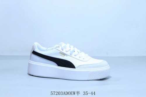 Puma Basket Platform Velour Suede Rihanna Mid-Top Second Generation Thick-Soled