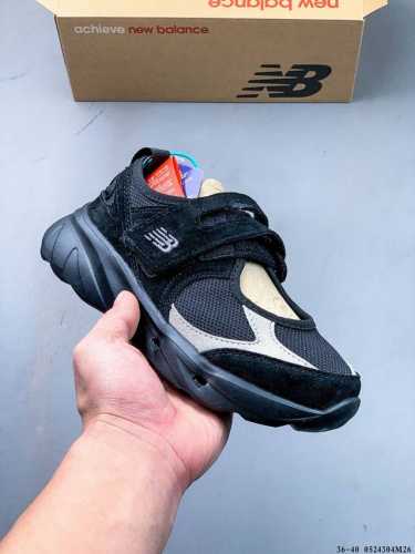 New Balance Princess Shoes Mary Jane Mesh Splicing Velcro Sandals Fashionable An