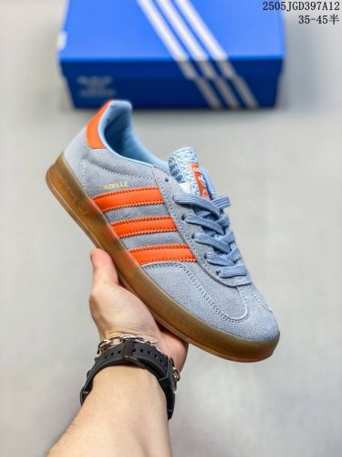 Adidas Originals Gazelle Indoor Retro Three-Leaf Clover Anti-Slip Transparent Ru