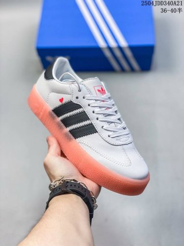 Adidas Adidas Sambarose W Casual Fashion German Training Low-Top Thick-Soled Sne