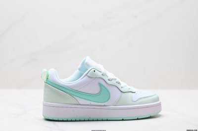 Genuine Nike Court Borough Low Low-Top Versatile Breathable Casual Sports Shoes