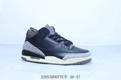 Jordan Air Jordan 3 Retro Black Gold. Michael Jordan Aj3 Mid-Top Retro Casual Sp