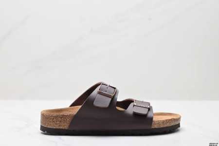 Company-Level Birkenstock Birkenstock Sandal Series Casual Beach Sandals Leather - Click Image to Close