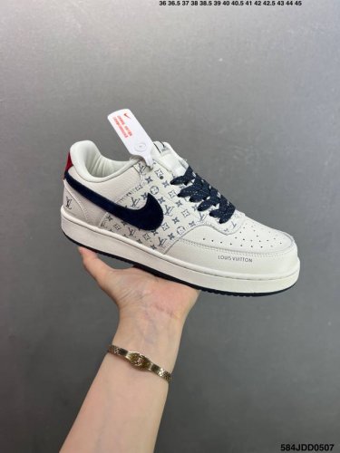 Nike Air Force 1 Low '07 Air Force One Low-Top Casual Skate Shoes Custom Leather