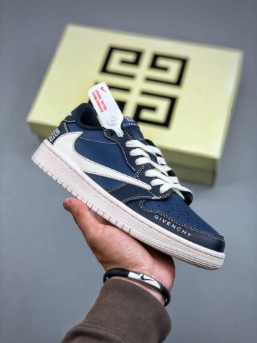 travis Scott X Nike Air Jordan 1 Low X Givenchy Three-Party Joint Air Jordan