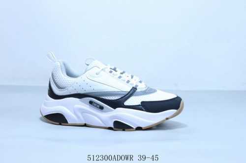 Dior Lace-Up Sneakers Dad Shoes Lightweight Foam Rubber Sole 512300Adowr 39-45