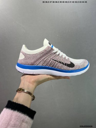 Corporate Nike Free 4.0 Flyknit Barefoot 4.0 Light Running Shoes Textured And Up