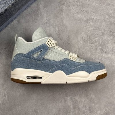 Local Core Private Air Jordan 4 Denim Worn Blue Aj4 Joe 4 Washed Denim Mid-Top R