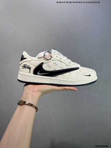 Company-Grade Nike Air Jordan 1 Low Custom Colorway Custom Aj Collaboration - Hi