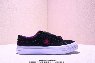 converse One Star Tropical Feet One Star Suede Classic Black And Purple Low-T