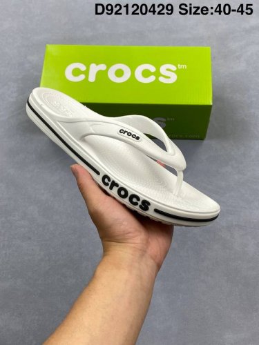 Crocs Slippers Crocs Bread Flip Flops Women's Shoes Outdoor Flip Flops Men's Bea