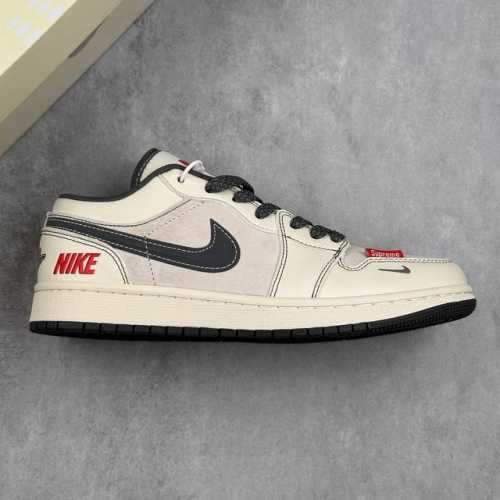 Local Core Private Company-Level Nike Air Jordan 1 Low X Supreme Joint Aj1 Qiao