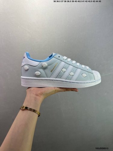 Hello Kitty X Ad Originals Superstar J Embroidered Clouds Classic Shell Toe Seri