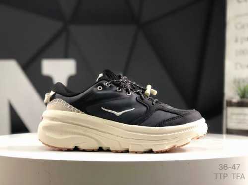 Hoka One One Bondi B3 Bondi B3 Low-Top Black Unisex Running Shoes With Slip-Resi