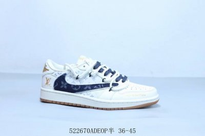 Jordan Air Jordan 1 Low Aj1 Joe 1 Low-Top Retro Culture Leisure Sports Basketbal
