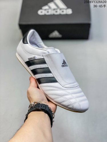 Genuine Label With Half Size Adidas Taekwondo W Taekwondo Thin-Soled Shoes Black