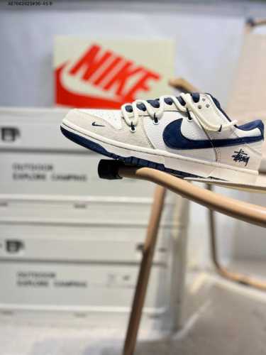Stussy X Nike Sb Dunk Low From A Big Factory, Highly Recommended, New Color Sche