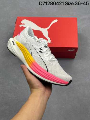 Brand New Puma White Classic Star Series Low-Top Mesh Retro All-Match Casual Spo