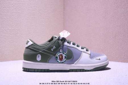 Overseas Bestseller Limited Release! Company-Grade Nike Sb Dunk Low Bape Collabo - Click Image to Close