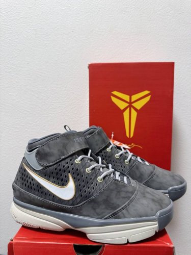 Authentic Red Box, High-Quality Nike Zoom Kobe 2 High-Top Retro Basketball Shoes