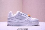 Genuine Brand New Lv Louis Vuitton Trainer Sneaker Low Casual Sports Culture All